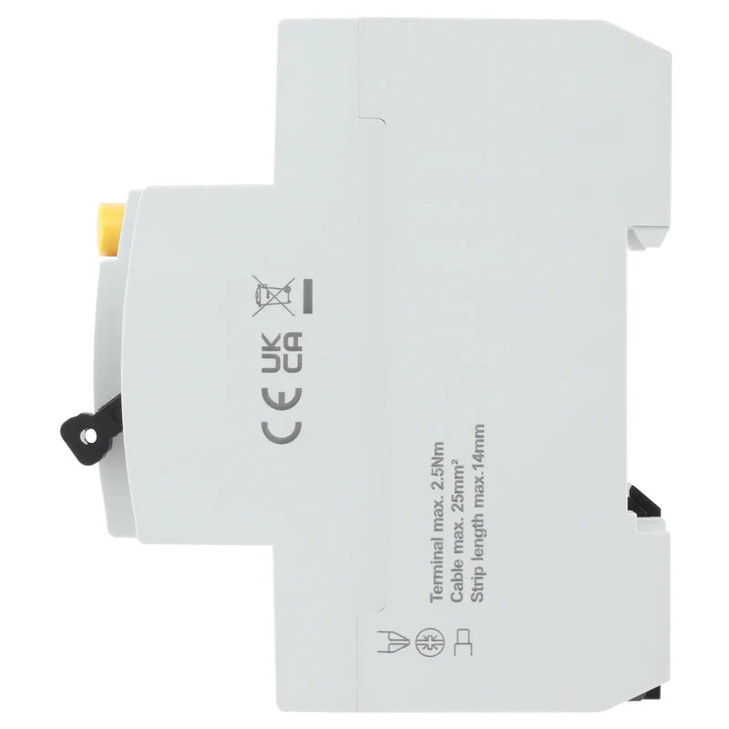 BG Circuit Protection RCD - Type A, Bidirectional RCD, Double Pole, 100A, 100mA, 2 module