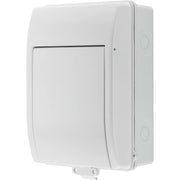 BG Circuit Protection IP65 Weatherproof - 5 module, 3 way, 40A Type A RCD, 2 MCB's