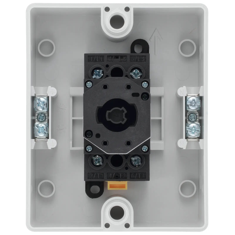 BG Circuit Protection Rotary Isolator 4 Pole - 20A, 4-Pole AC, Rotary Isolator