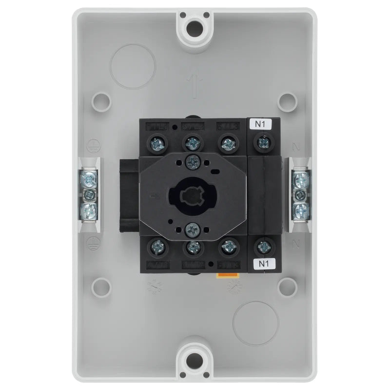 BG Circuit Protection Rotary Isolator 4 Pole - 40A, 4-Pole AC, Rotary Isolator