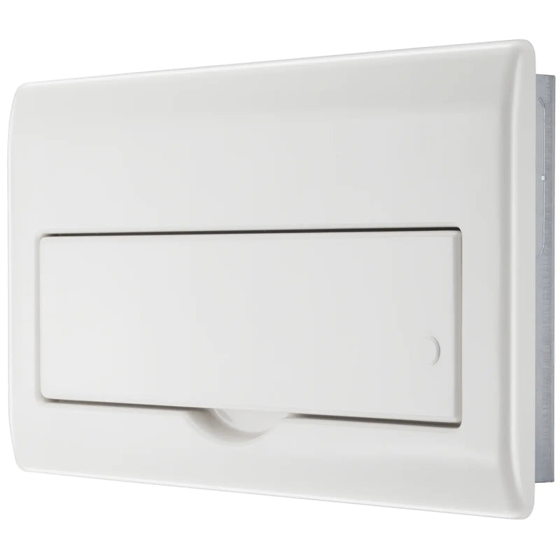 BG Circuit Protection Dual RCD SPD - 16 module, 8 way, 100A Main Switch, 80A/80A Type A RCD, 8 MCB's, Type 2 SPD