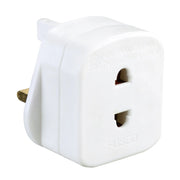 Masterplug Basic - Shaver Adaptor, 1A, White