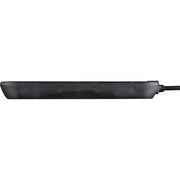 Masterplug Basic - 4 Sockets, 5m, 13A, Black