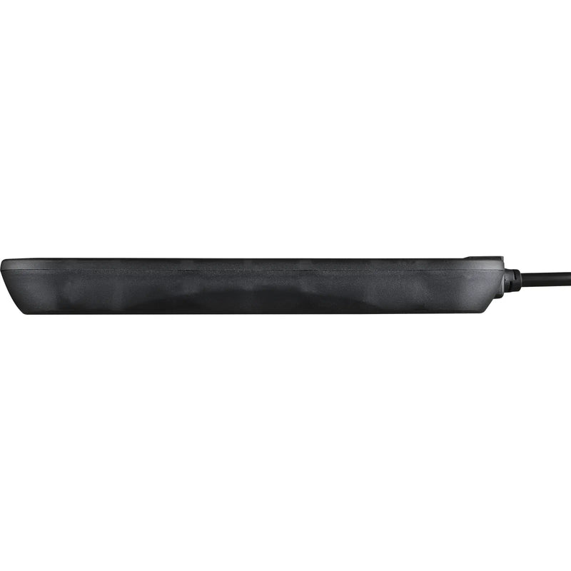 Masterplug Basic - 4 Sockets, 5m, 13A, Black