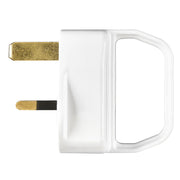 Masterplug Basic - 13A, White with Handle