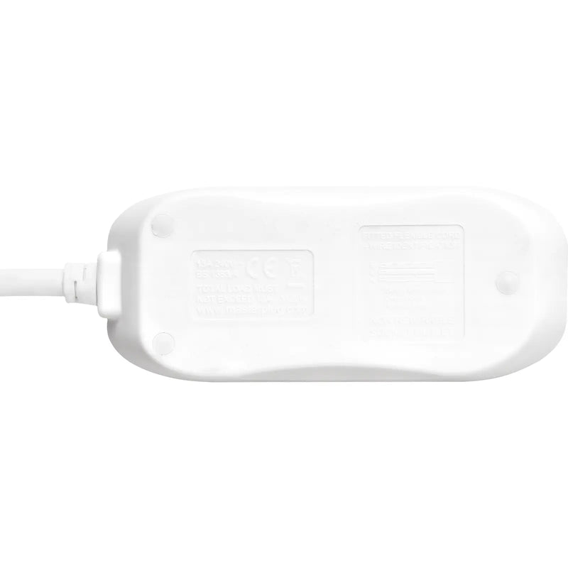 Masterplug Basic - 2 Sockets, 10m, 13A, White