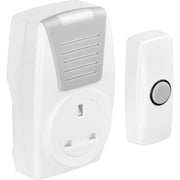Masterplug Home - 100m, Plug-ThroughWhite + Grey