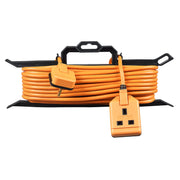 Masterplug Outdoor - 1 Socket, 15m, 13A, Orange