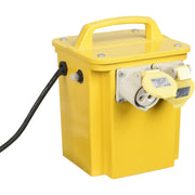 Masterplug Site - 110V 3.3KVA, 2 Sockets, 1.5m, 16A, Yellow