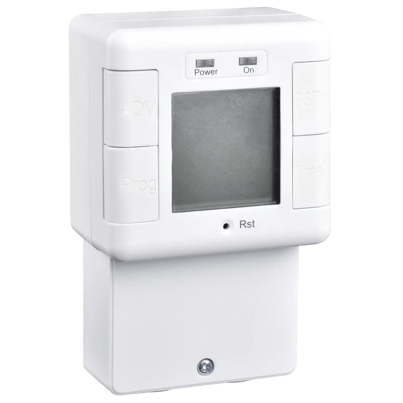 Masterplug Timer - 7 Day - Wired, White