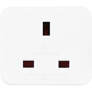 Masterplug Travel - 2 Socket, White
