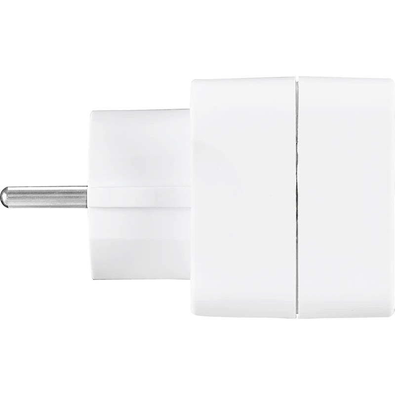 Masterplug Travel - 2 Socket, White
