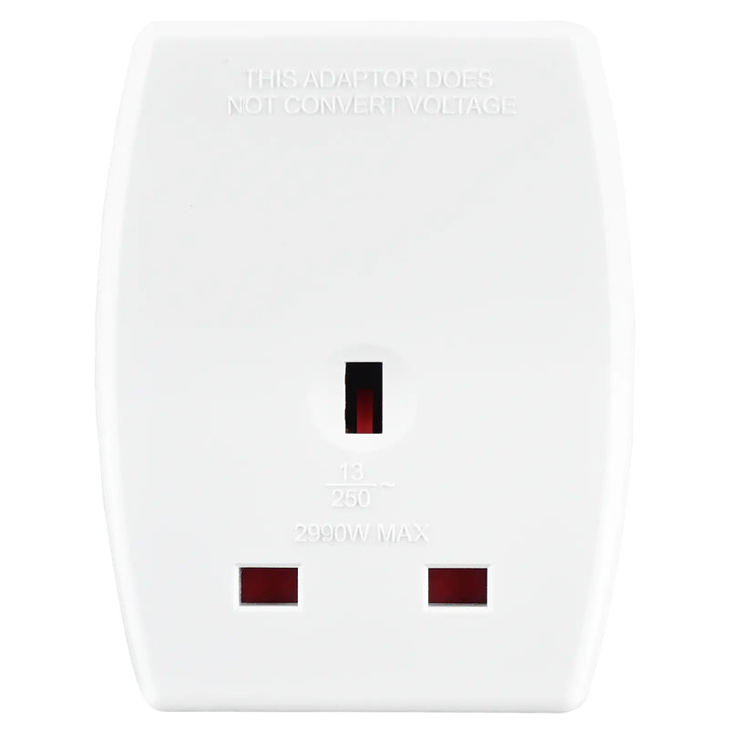 Masterplug Travel - 2 x USB A, White