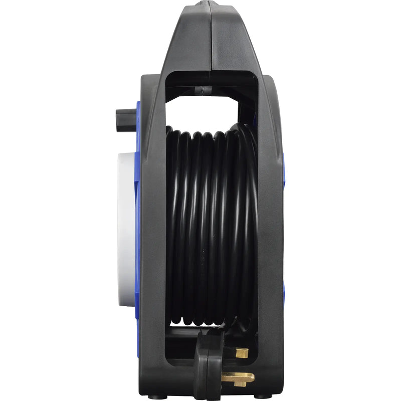 Masterplug Work - 20m, 4 Sockets, 13A, Blue