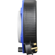 Masterplug Work - 5m, 4 Sockets, 10A, Blue