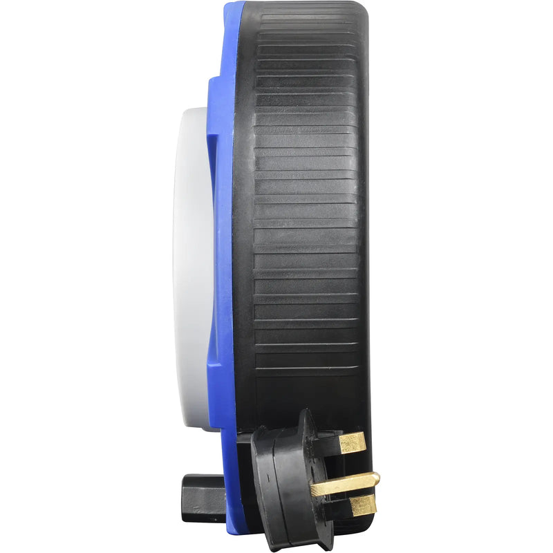Masterplug Work - 15m, 4 Sockets, 10A, Blue