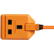 Masterplug Work - 1 Socket, 5m, 13A, Orange