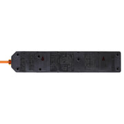 Masterplug Work - 4 Sockets, 4m, 13A, Orange