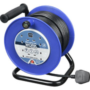 Masterplug Work - 30m, 4 Sockets, 13A, Blue