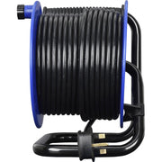 Masterplug Work - 30m, 4 Sockets, 13A, Blue