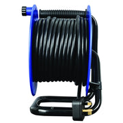 Masterplug Work - 25m, 4 Sockets, 13A, Blue