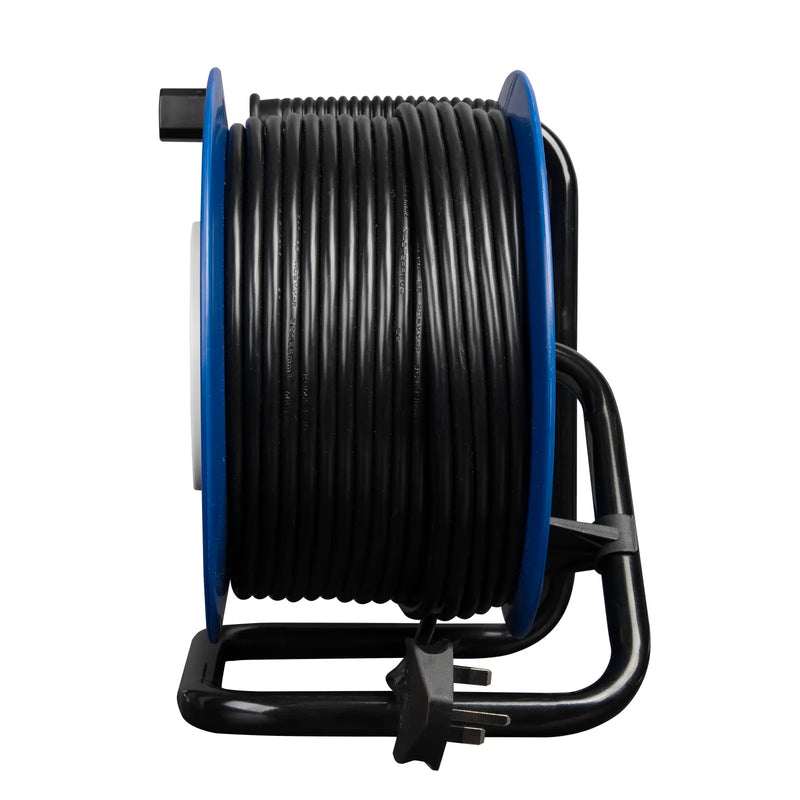 Masterplug Work - 50m, 4 Sockets, 13A, Blue