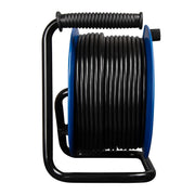 Masterplug Work - 50m, 4 Sockets, 13A, Blue