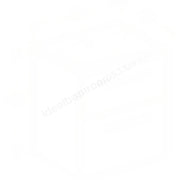 Geberit Selnova Square S 600mm Slim Basin & Two Drawer Vanity Unit -Dark Hickory