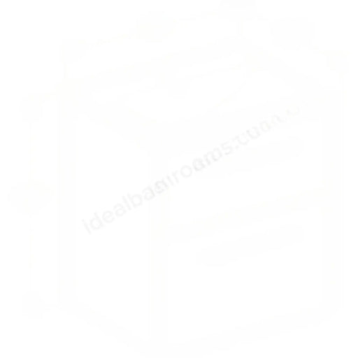 Geberit Selnova Square S 600mm Slim Basin & Two Drawer Vanity Unit -Dark Hickory
