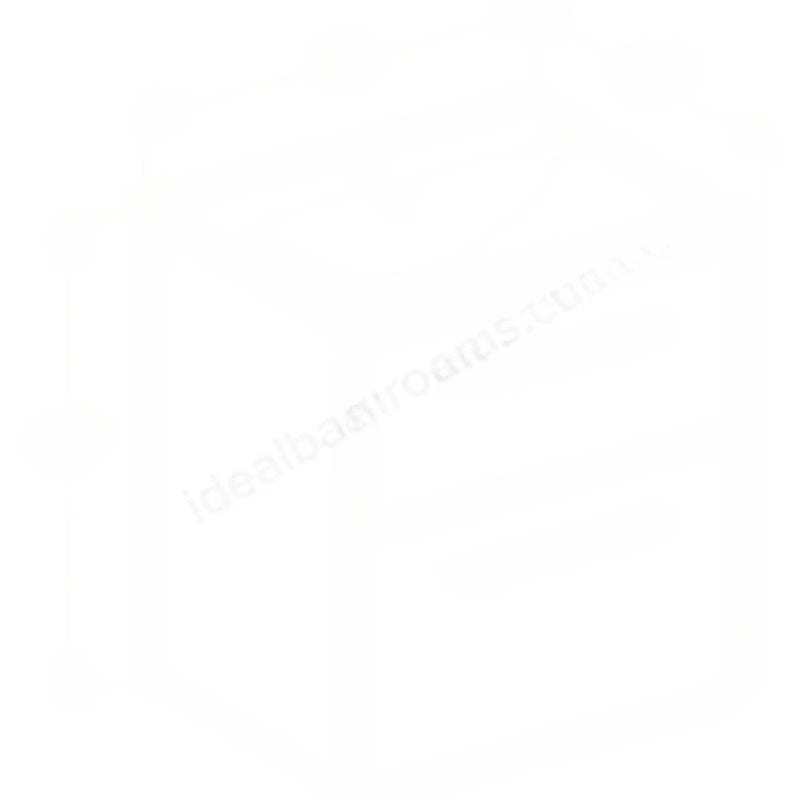 Geberit Selnova Square S 600mm Slim Basin & Two Drawer Vanity Unit -Dark Hickory