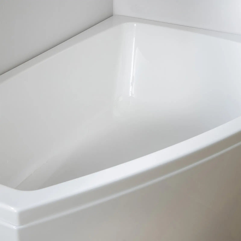 Rockbottom Northampton Carron Clipper 1575mm x 1200mm Left Handed Shower Bath