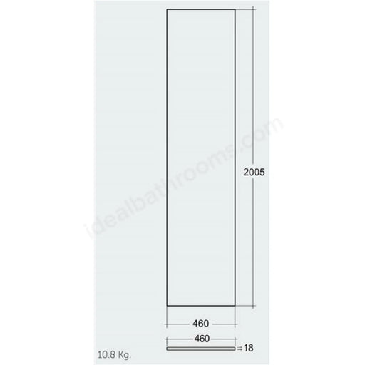 RAK Ceramics RAK-Plano 2000mm Wood (Grey Elm)