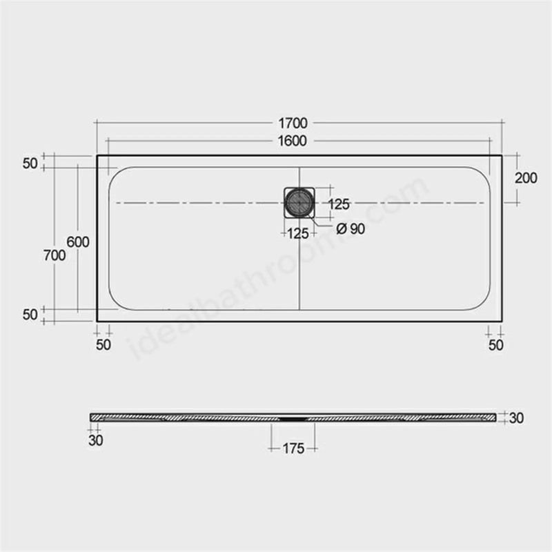 RAK Ceramics Feeling Bathtub Replacement Shower