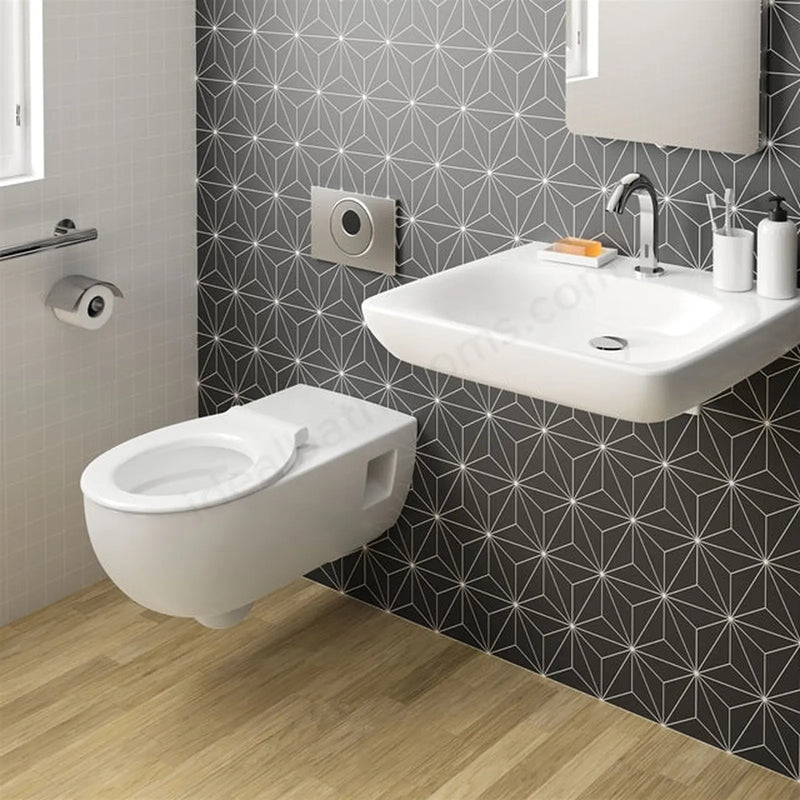 Geberit Sigma10 Mains Powered Infrared Touchless Dual Flush Plate - Stainless Steel