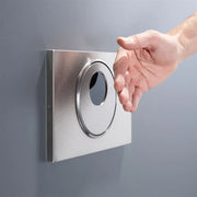 Geberit Sigma10 Mains Powered Infrared Touchless Dual Flush Plate - Stainless Steel