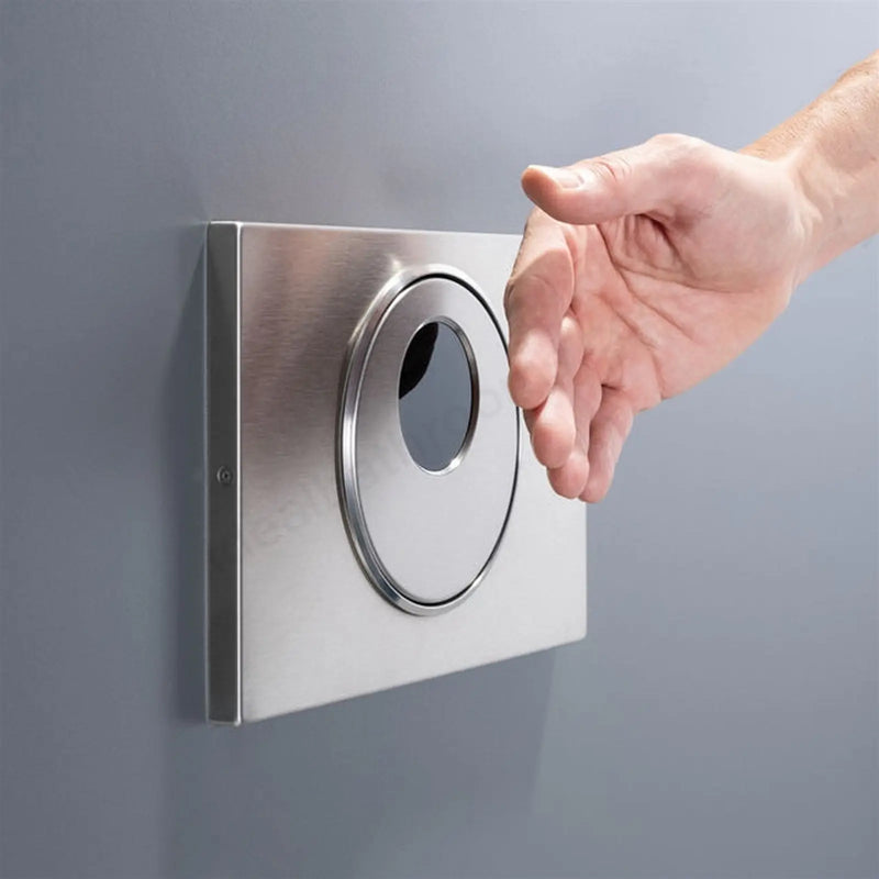 Geberit Sigma10 Mains Powered Infrared Touchless Dual Flush Plate - Stainless Steel