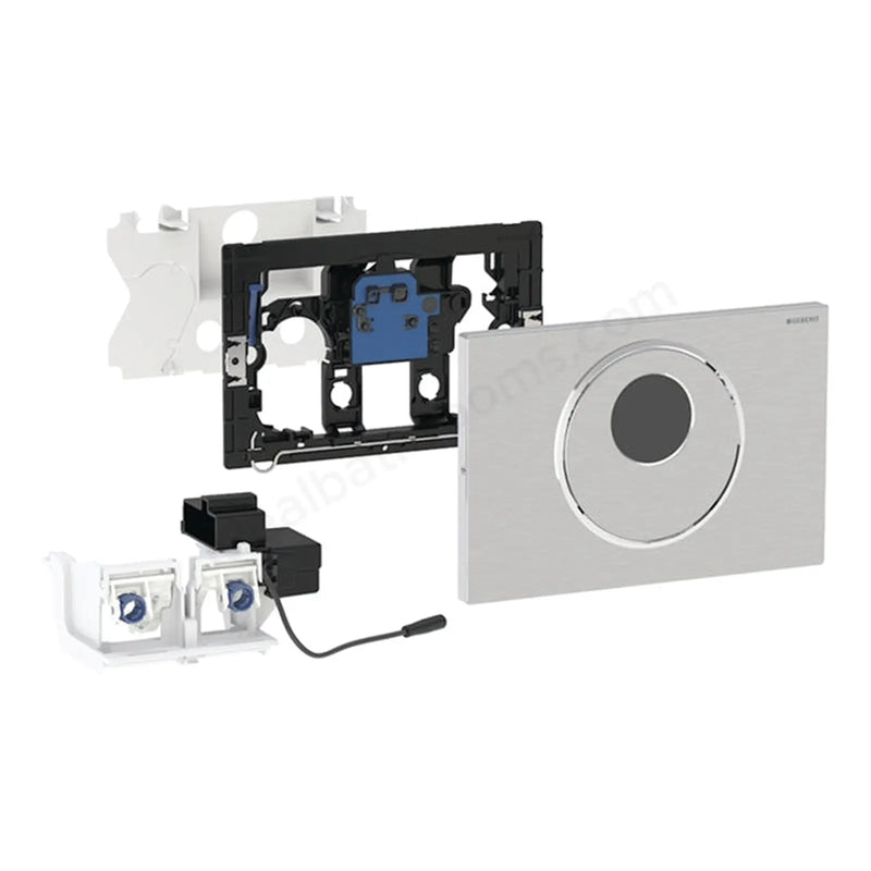 Geberit Sigma10 Mains Powered Infrared Touchless Dual Flush Plate - Stainless Steel