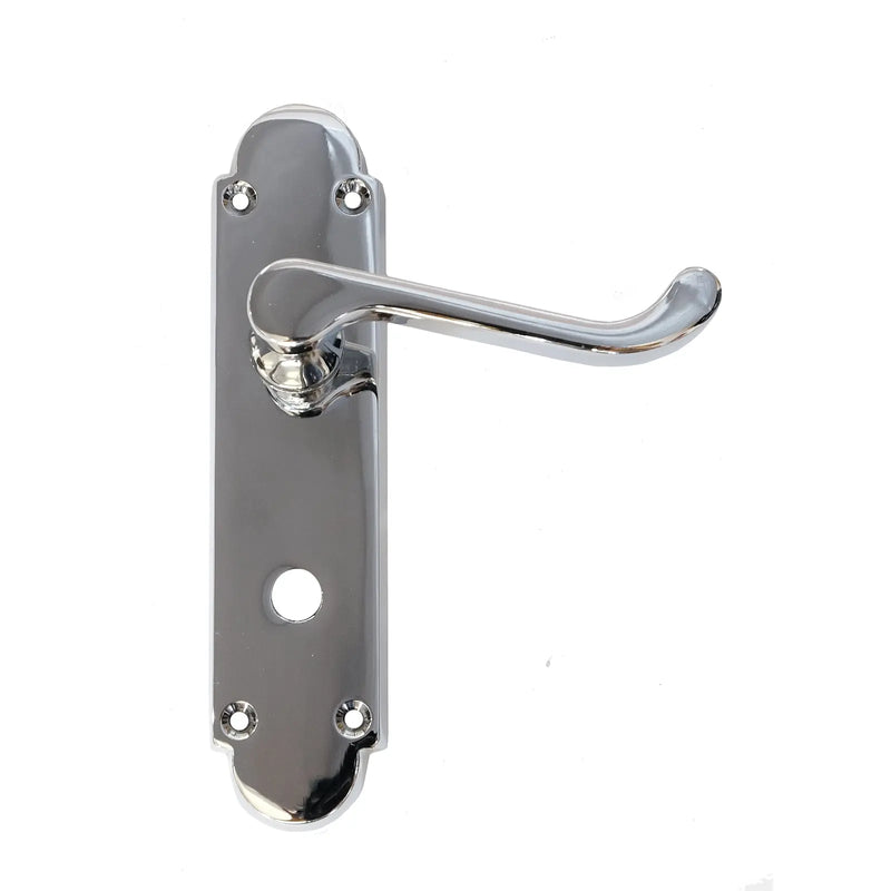 Centurion Chrome Shaped Lever Bathroom Set - 170mm