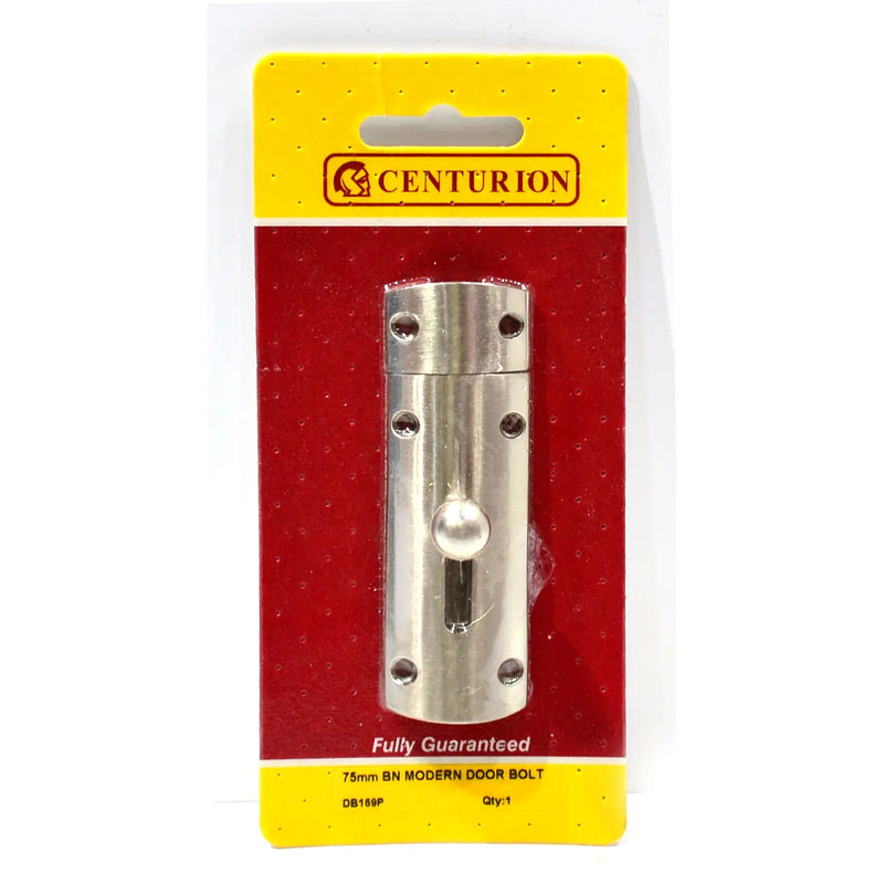 Centurion 75mm BN Modern Door Bolt