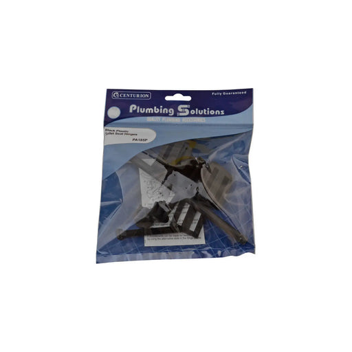 Centurion Ps Black Plastic Toilet Seat Hinges