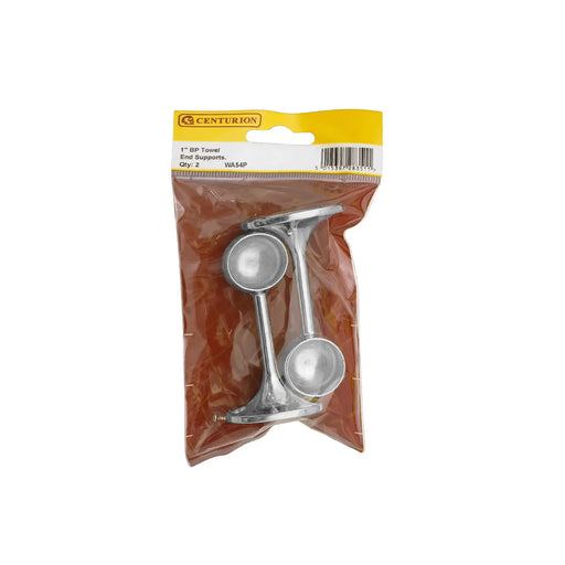 Centurion 19mm (3/4") Towel End Supports - Chrome Plated - Pack of 2