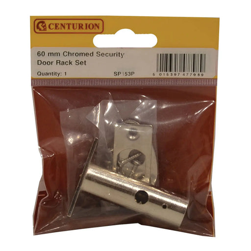 Centurion Security Rack Bolts, Door Bolt, Chromed, 60mm
