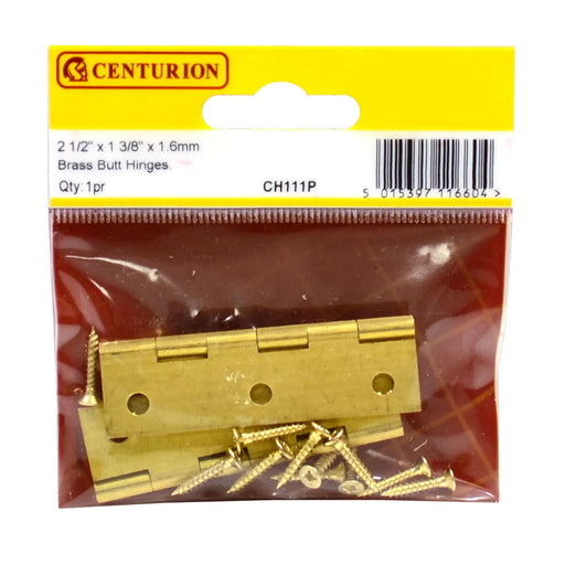 Centurion 2 1/2" X 1 Sc Med Duty Butt Hinge