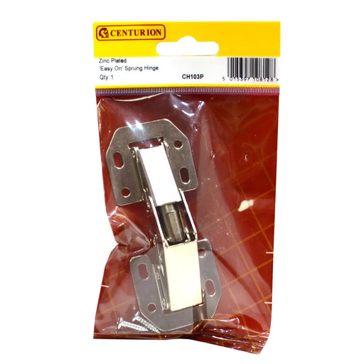 Centurion 97mm ZP Easy On Hinge - Sprung