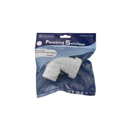 Centurion Ps 40Mm Plastic Compression Swivel Elbow
