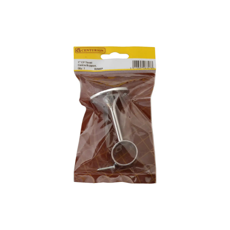 Centurion 25mm (1") Towel Centre Supports - Chrome Plated - Pack Qty 1