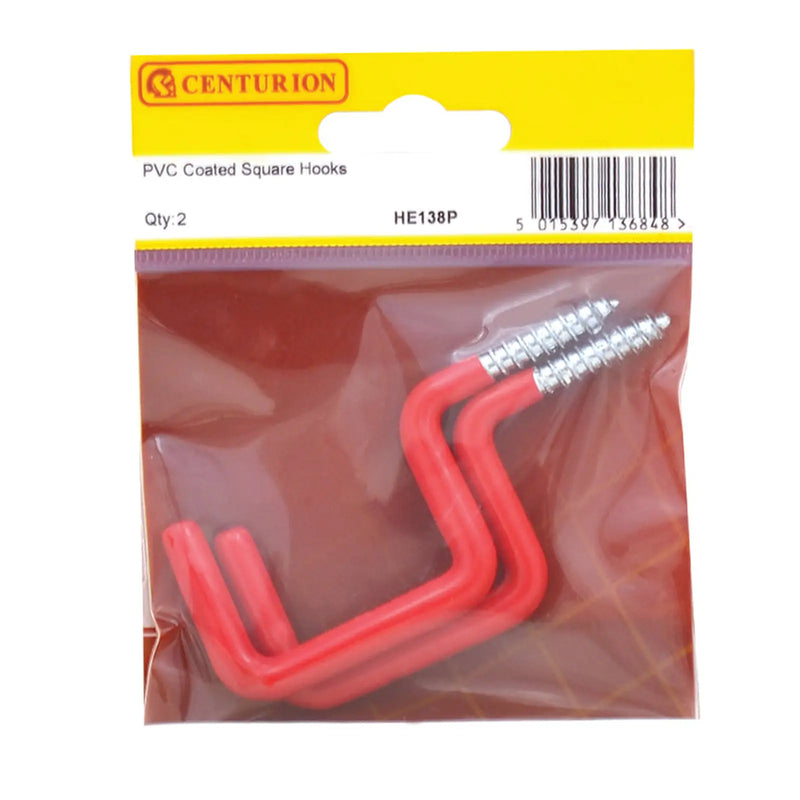 Centurion 86 x 35mm Square Hooks (Pack Of 2)