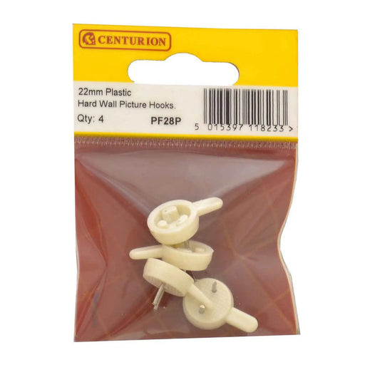 Centurion 22Mm Plastic Wall Picture Hooks