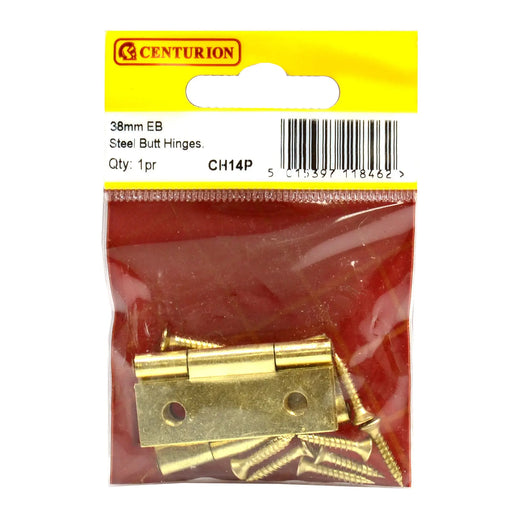 Centurion 38Mm Eb Steel Butt Hinge (1 Pair)