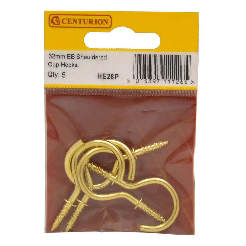 Centurion 32Mm Eb Shouldered Cup Hooks